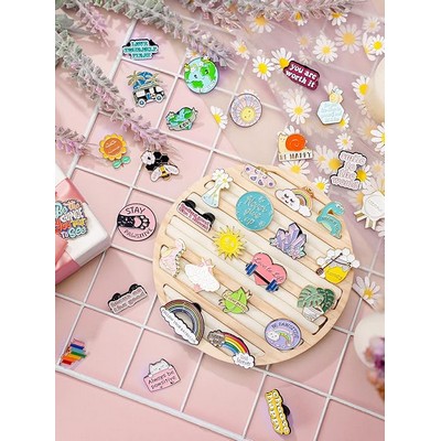 Custom Cute Enamel Lapel Pins Brooch Pin Badge for Backpacks Jackets Hats Decoration