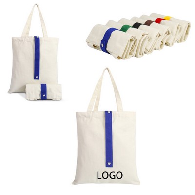 Foldable Cotton Canvas Tote Bag