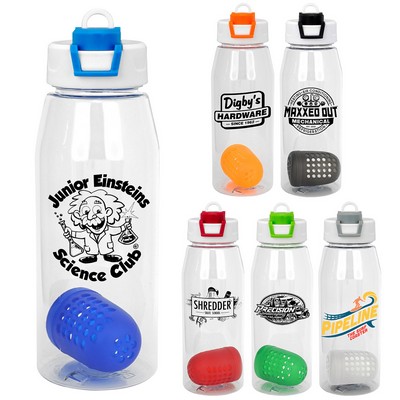 Two Tone Pop Up 32 oz. Bottle with Floating Infuser