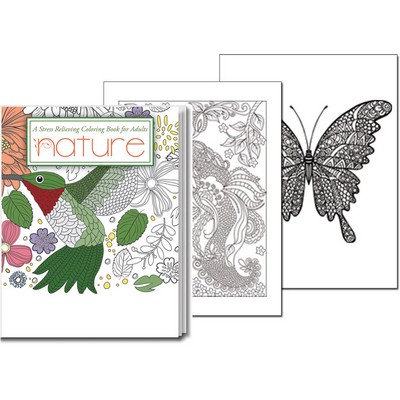 Nature Adult Coloring Book