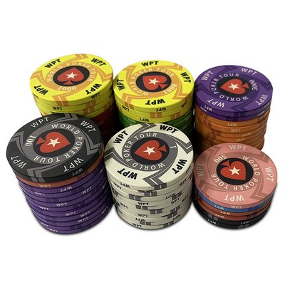 Custom 39mm Ceramic Poker Chip Casino Counter