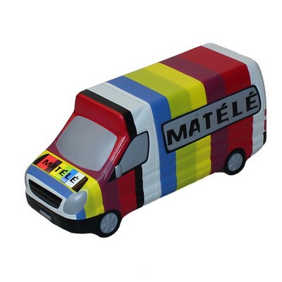 Foam Colorful Van Shaped Stress Reliever with Customized Logo