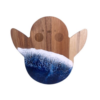 Chicken Wave Resin Cutting Board 12.9*11.8*0.6 inches