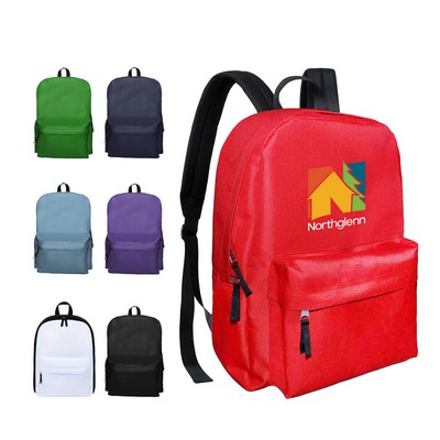 600D Polyester Backpack w/ Heavy PVC Backing