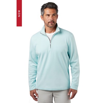 Cardiff Quarter-Zip Cotton Fleece Pullover