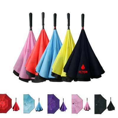 48" Arc Two-Tone Inversion Umbrella