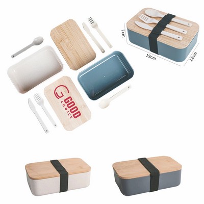 Bento Lunch Box with Tableware Set