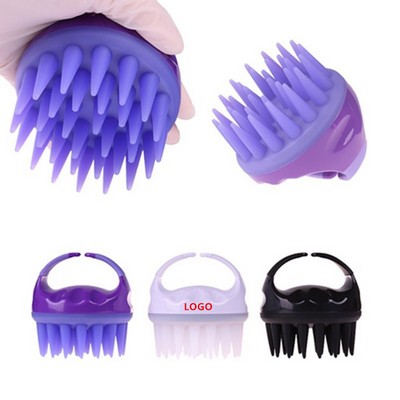 Silicone bath brush, massage comb