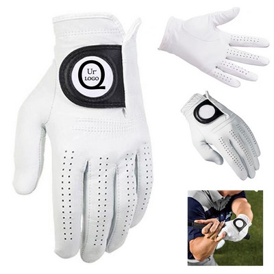 Lambskin Wear Resistant Breathable Golf Gloves