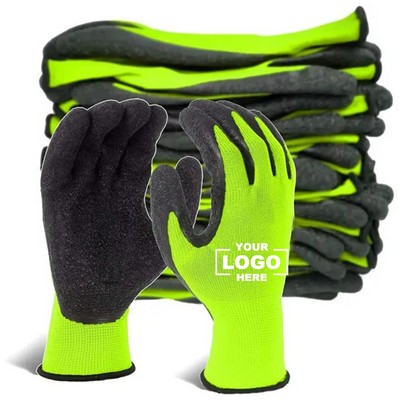 Latex Coated Safety Work Gloves