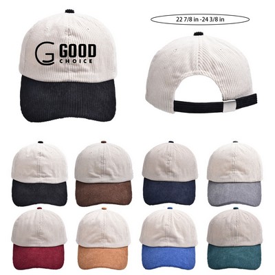 Classic Corduroy Baseball Cap