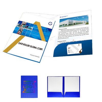 Full Color Gloss Two-Pocket Presentation Folder