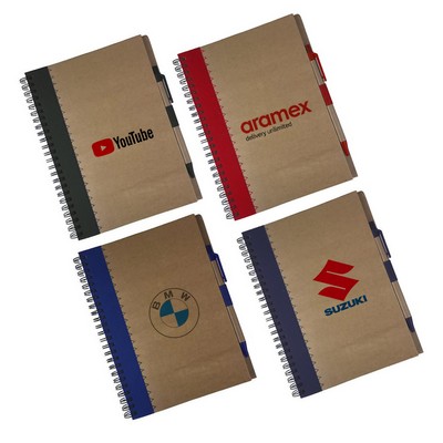 Eco-friendly Spiral notebook with UV Full Color Print