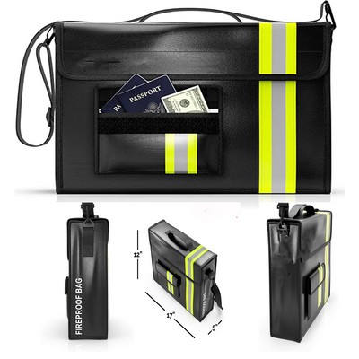 Fireproof Waterproof Document Bag for Valuables