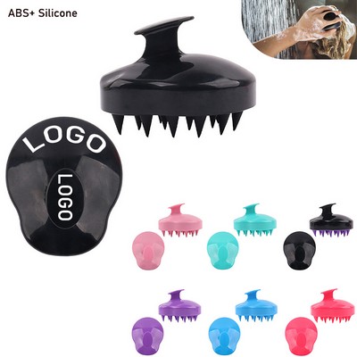 Scalp Massager Hair Brush Scrubber w/Soft Silicone Bristles