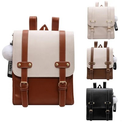 Women's Vintage Flap Backpack