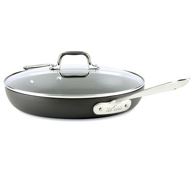 All-Clad Ha1 Non-Stick Hard Anodized 12" Fry Pan With Lid