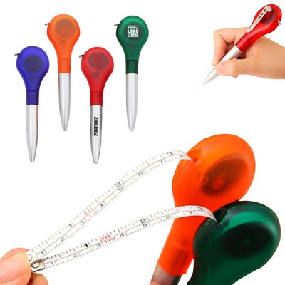 Colorful Pen With Tape Measure