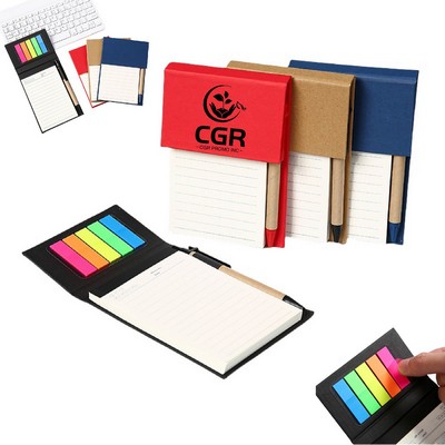 Sticky Note Notebook Colored Page Marker Bundle Set