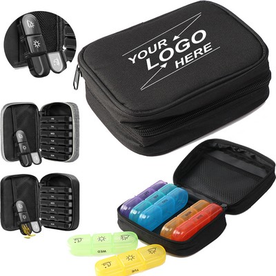 Travel Pill Organizer with Separate Compartments