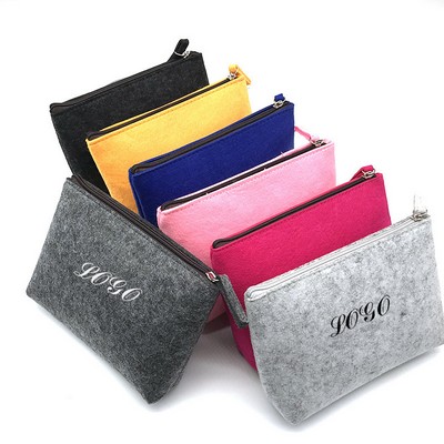 Multipurpose Felt Cosmetic Bag