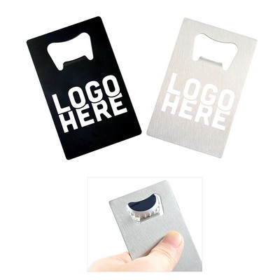 Metal Credit Card Bottle Openers