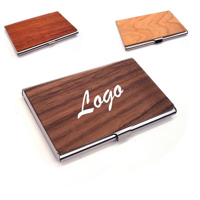 High-Quality Wooden Business Card Holder