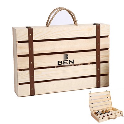 Solid Wood Wine Gift Box