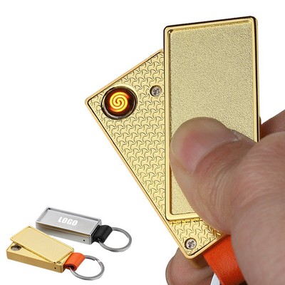 Compact Heat Foil Lighter with Keychain