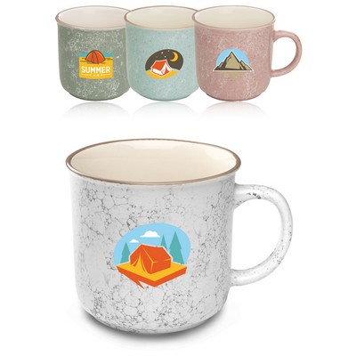 Marble Campfire Custom Coffee Mugs-13 oz