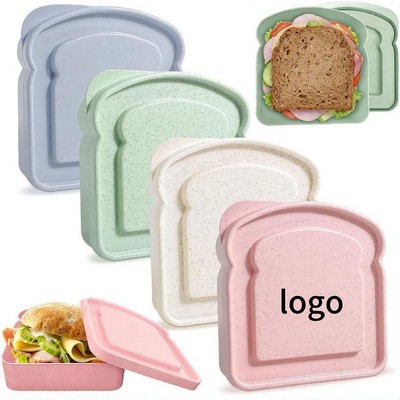 Toast-shaped Sandwich Container