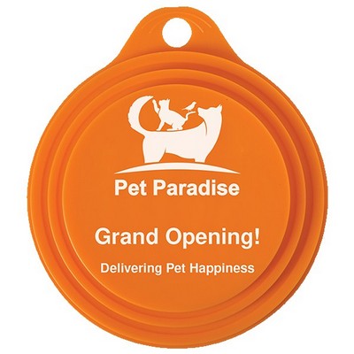 Pet Canned Food Lid Orange