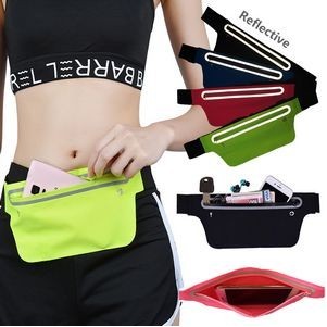 Thin Waterproof Waist Belt Pack with Adjustable Strap