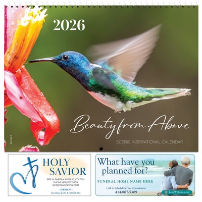 Beauty from Above 2026 Inspirational Calendar (English)