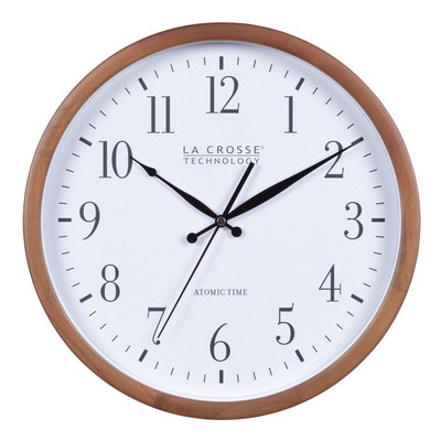 12.8" Wooden Atomic Wall Clock