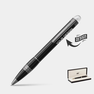 MONTBLANC® Starwalker Luxury Ultra Black Resin Ball Point Pen w/ Gift Box