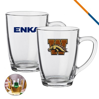 Nadir Lyle Glass Coffee Mugs - 10OZ.