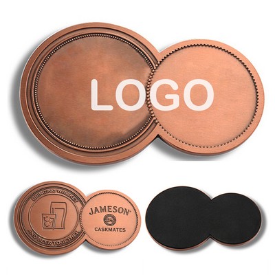 Zinc Alloy Drink Coasters