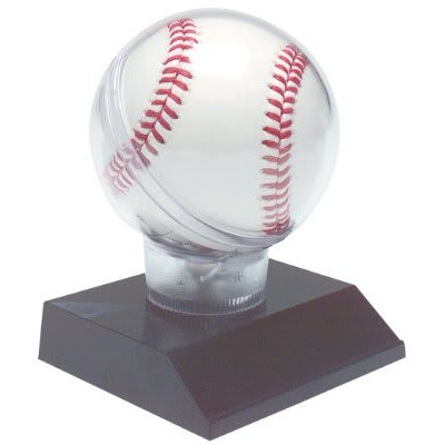 4.5" Pre-Assembled All Star Baseball Holder on Black Base