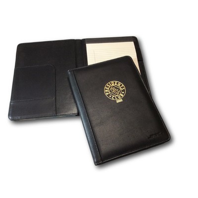 Custom Genuine Leather Junior Executive Padfolio (Debossed/ 1 Side)