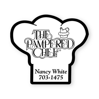 Chef Hat Stock Shape Vinyl Magnet - 20mil