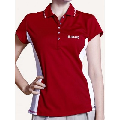 Ladies' Mustang Birds Eye Polo