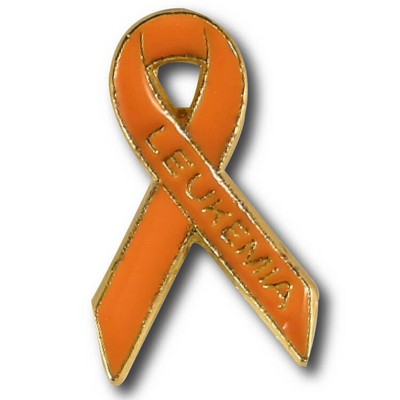 Leukemia Awareness Ribbon Lapel Pin