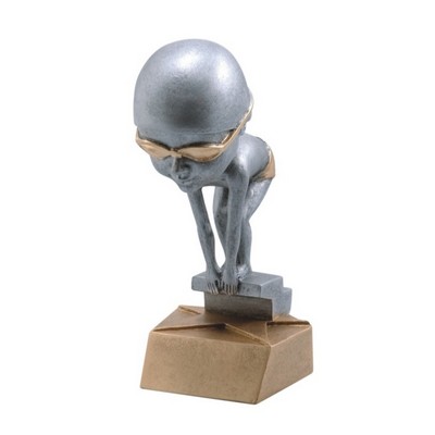 Male Swimmer Bobble Head (6")