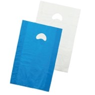 White High Density Encore™ Merchandise Bag w/ Die Cut Handle (13"x3"x21")