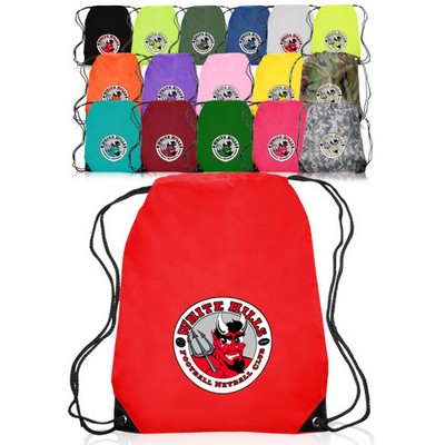 Drawstring Backpacks (14"x18")