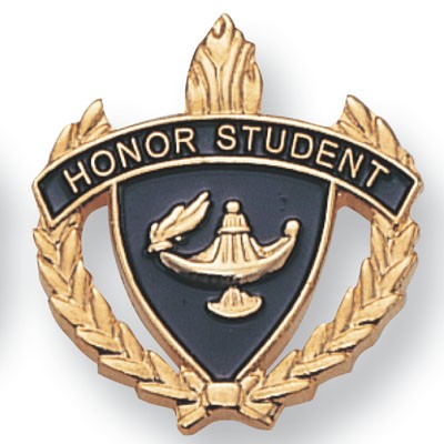 1" Honor Student Academic Achievement Award Pin