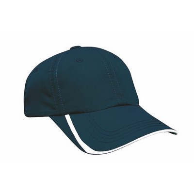 Ripstop Cap w/Stripe Bill Accent