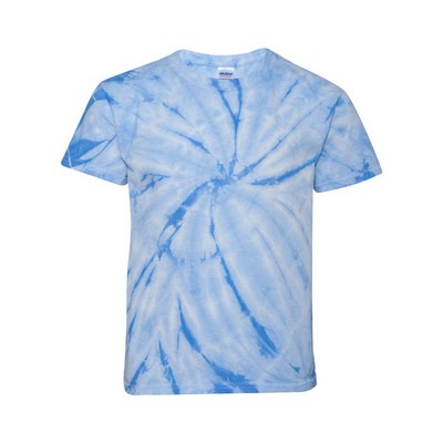 Dyenomite Youth Cyclone Vat-Dyed Pinwheel Short Sleeve T-Shirt