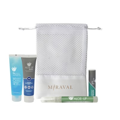 Aloe Up Small Mesh Bag with Sport Sunscreen